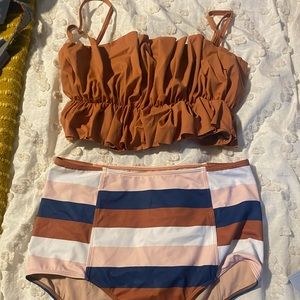 KJ medium. Four stripe bottom and OSR top.